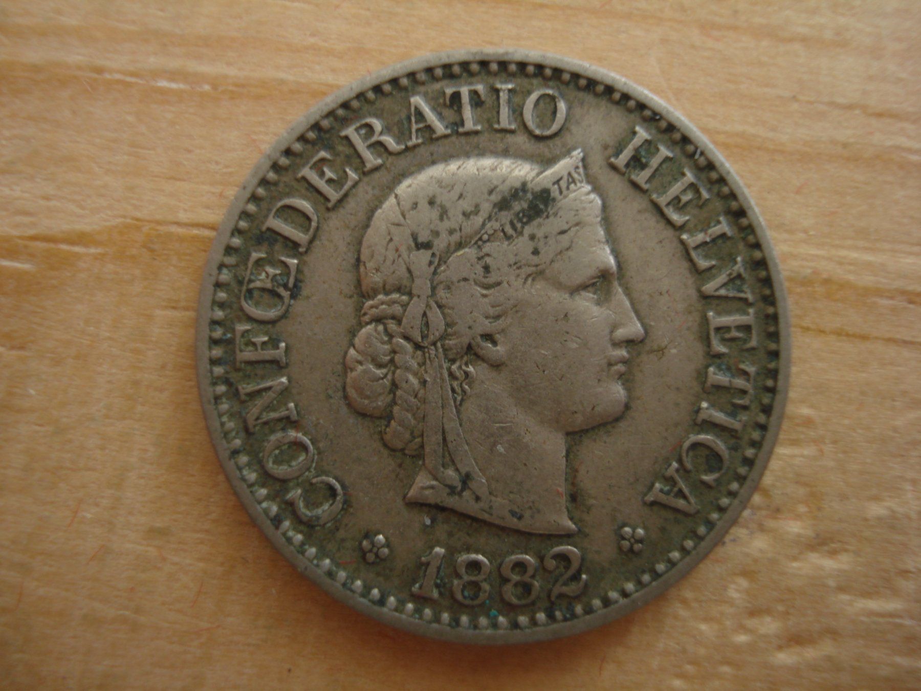 Tutti le monete: (S1) 10 Rappen 1882 – Usato da Erlach venduto da Net-Coins 1