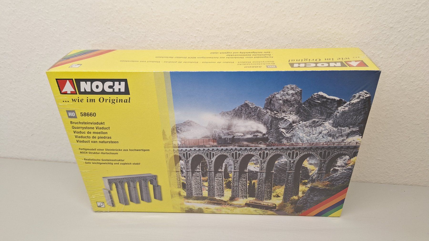 Noch Modellini di ferrovie: Noch 58660 Bruchsteinviadukt – Nuovo e nell'imballaggio originale da Barberêche venduto da rafaman66 4