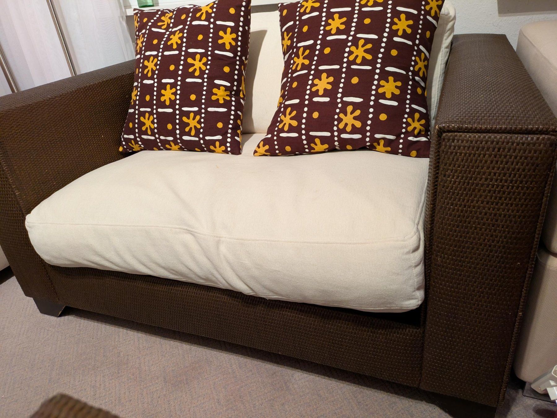 Divani: Sofa aus Rattan – Usato da Allenwinden venduto da radirum 3