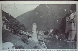 Effondrement du pont de la rasse sur le doubs