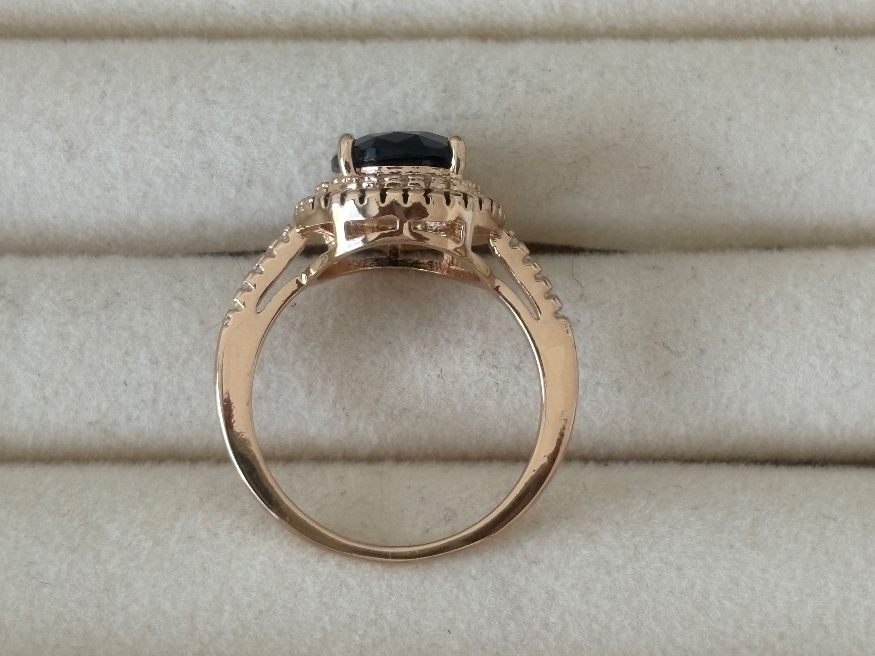 Anelli: Luxus Elegante Gr.19/9 Ring Farbe: Rosa/Schwarz – Nuovo (secondo la descrizione) da Biel-Bienne venduto da Roserosse13 3