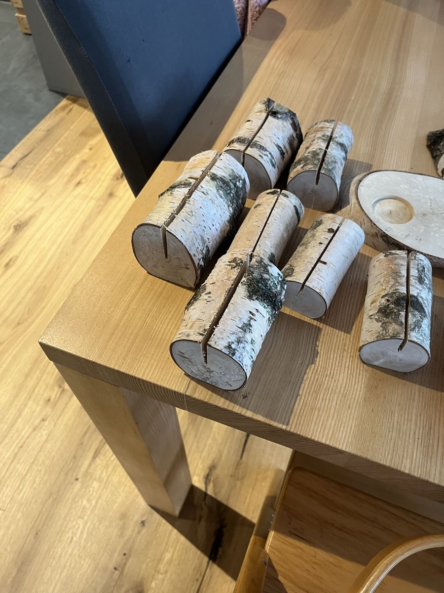 Tutte le decorazioni: Tischdeko Holzscheiben – Usato da Laupen ZH venduto da Holzwurm_94 1