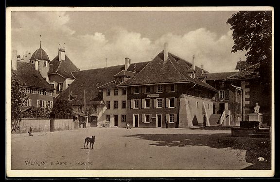 Cartoline postali: AK Wangen, Kaserne – Usato da Berlin venduto da bartko-reher