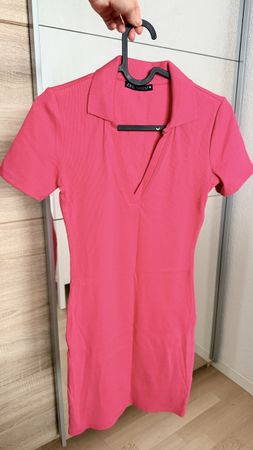 Zara Mini Kleid Grösse S, kräftiges Pink, sehr guter Zustand