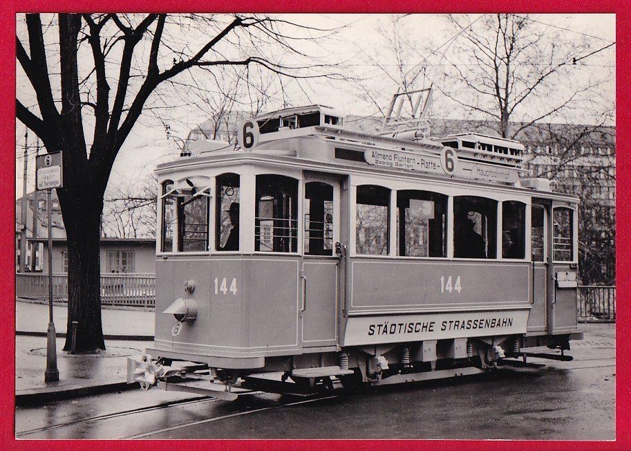 Ansichtskarten: MOTORWAGEN Ce2/2 , TRAM-MUSEUM ZÜRICH, REPRO, SEMIMODERNE AK – Gebraucht aus Grüningen von Kartenlaube