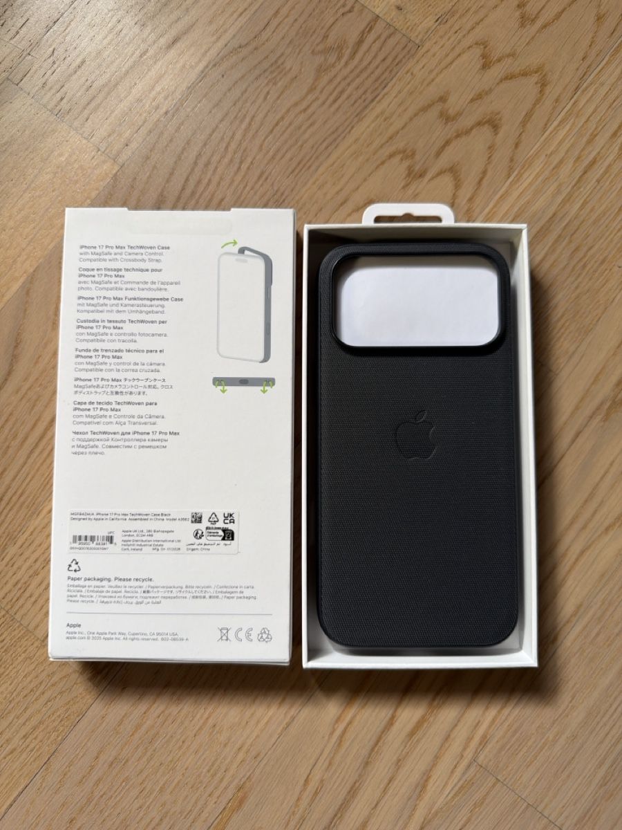 Apple Covers & Schutzfolien: Custodia Apple iPhone 17 Pro Max TechWoven Nera MagSafe – Neu (gemäss Beschreibung) aus Zürich von fra89zh 1