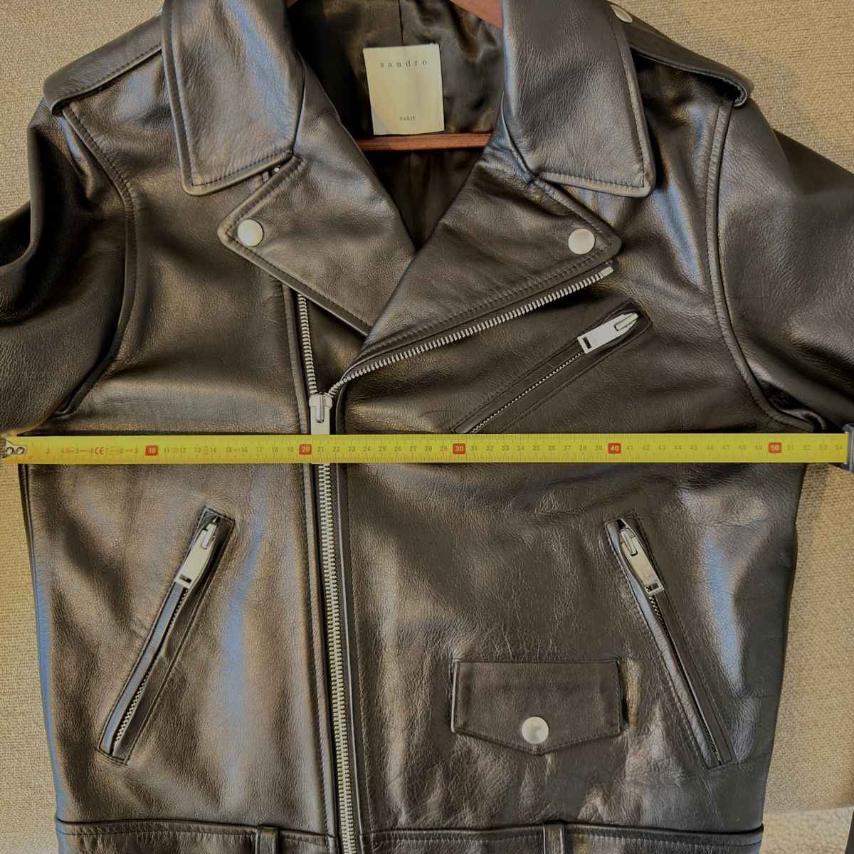 Sandro Giacche: Sandro leather biker jacket size M in perfect condition – Usato da Zürich venduto da KPSLZRH 6
