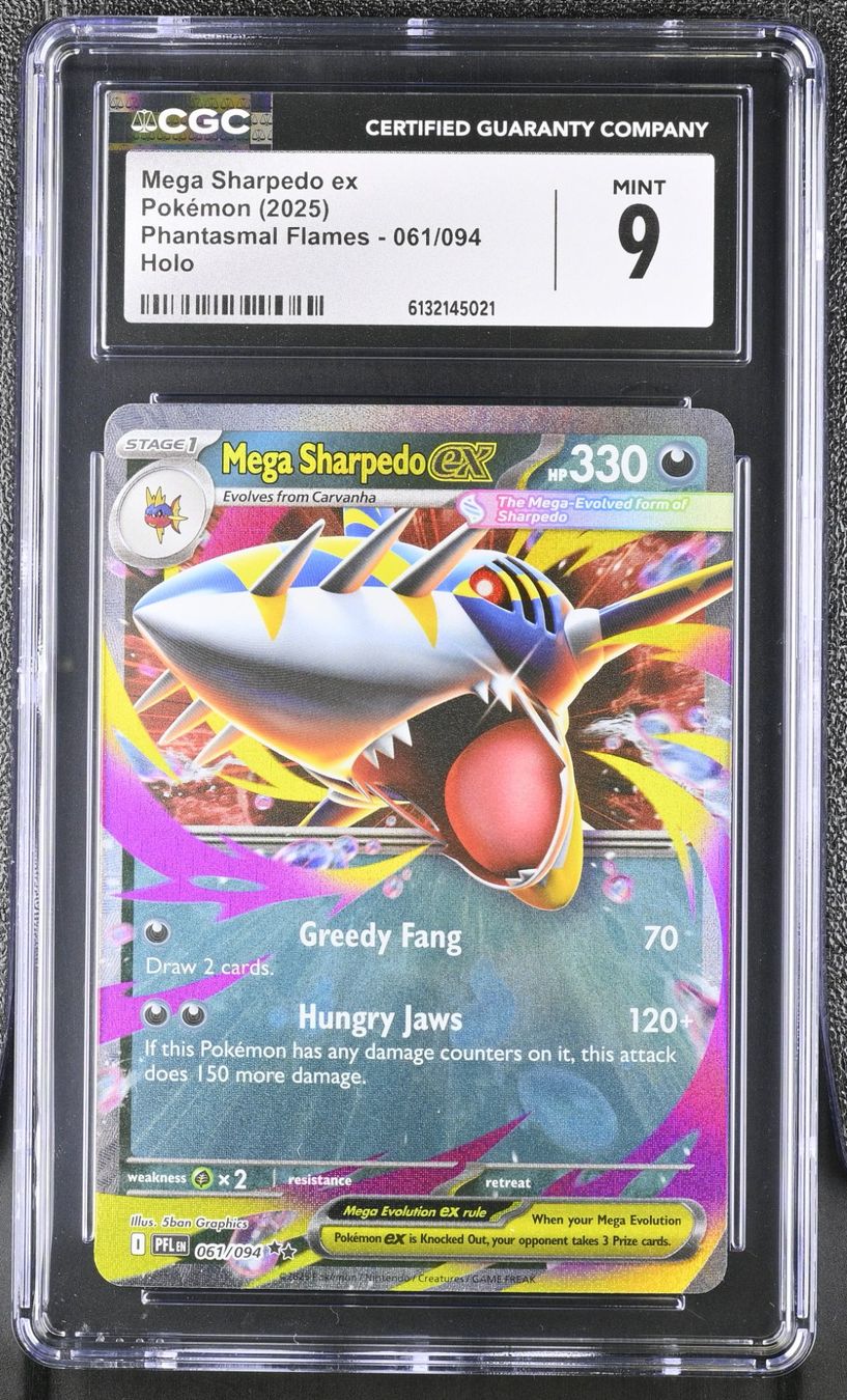Pokémon Carte collezionabili: Mega Sharpedo ex - Phantasmal Flames - 061/094 – Nuovo (secondo la descrizione) da Buochs venduto da BitKaizer