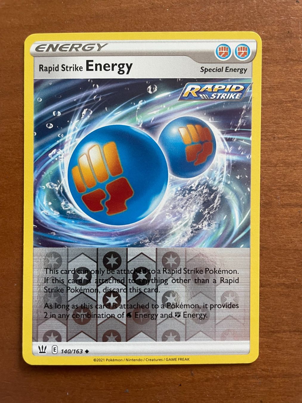 Pokémon Carte collezionabili: Pokemon Rapid Strike Energy Reverse (Versand gratis) – Nuovo (secondo la descrizione) da Chur venduto da Angerson