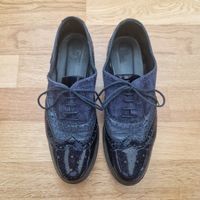 Schuhe schöne Officeschuhe dunkelblau schick