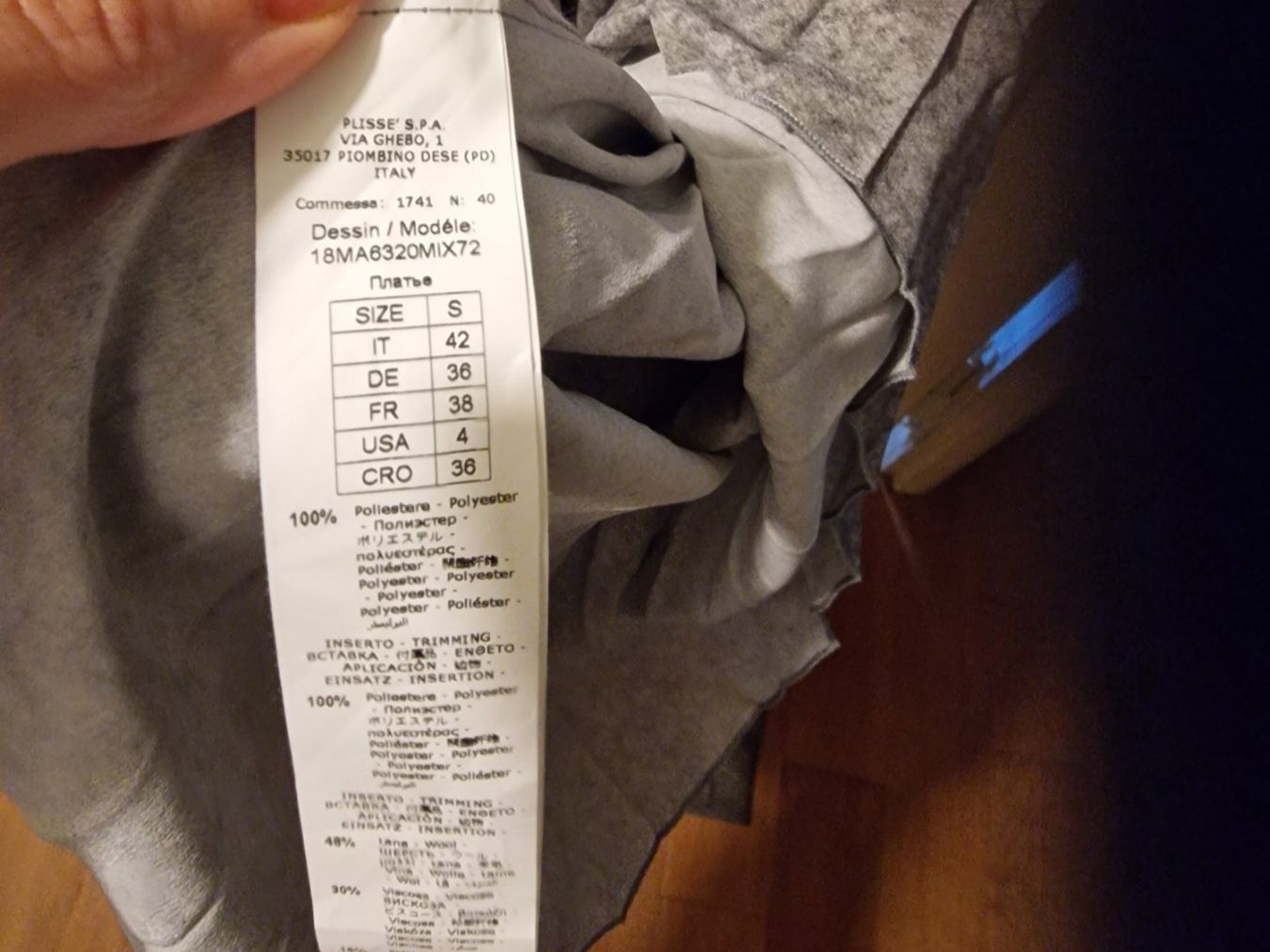 Vestiti: Strickkleid SMARTEEZ grau G 36 – Nuovo (secondo la descrizione) da Oberuzwil venduto da ftaki 3