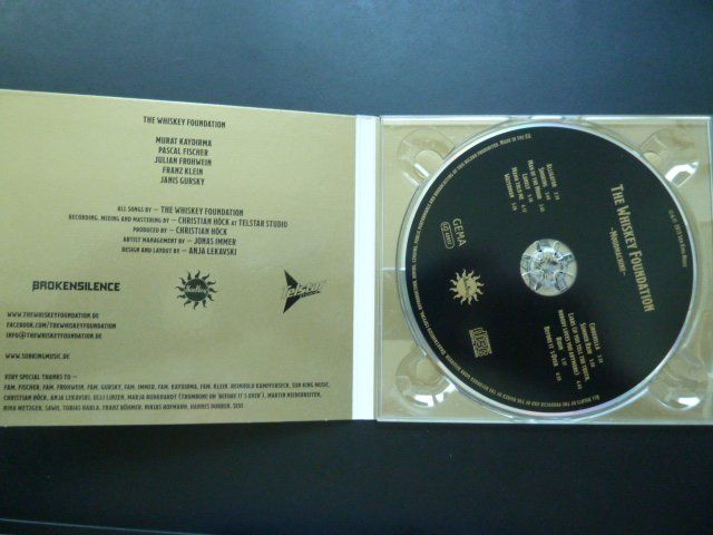 CD: Whiskey Foundation - Moodmachine  (Digipack, rare CD) – Usato da Au ZH venduto da sikoku 1