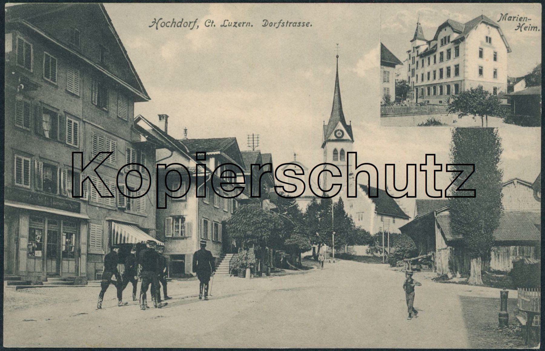 Cartoline postali: LU Hochdorf – Usato da Schindellegi venduto da masutka7