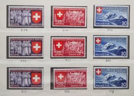 B20b) 219-27, Landesaustellung 1939 postfrisch Kt 55