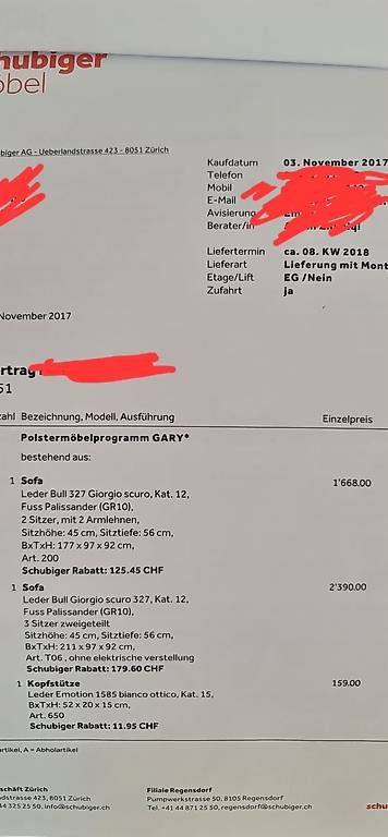 Sofas: 2 Sofas Echtleder – D'occasion à Zürich par Oem_14 3