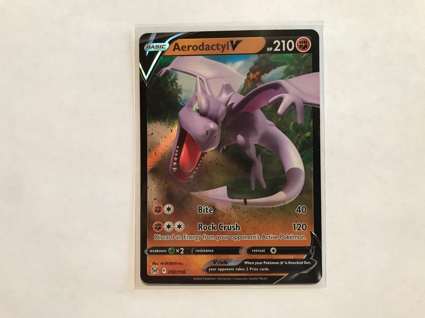 Pokémon Carte collezionabili: Aerodactyl V Lost Origin EN – Nuovo (secondo la descrizione) da Hagendorn venduto da Pokecollectorch