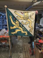 Thurgau Flagge 100 x 90cm an 2m Mast (D1)
