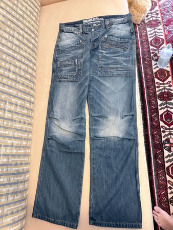 Timezone Herren Jeans Clay 3983 Urban Indigo Wash Cargo Work
