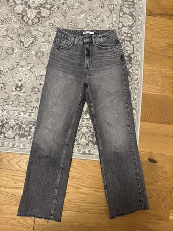 Zara Jeans grau/ schwarz