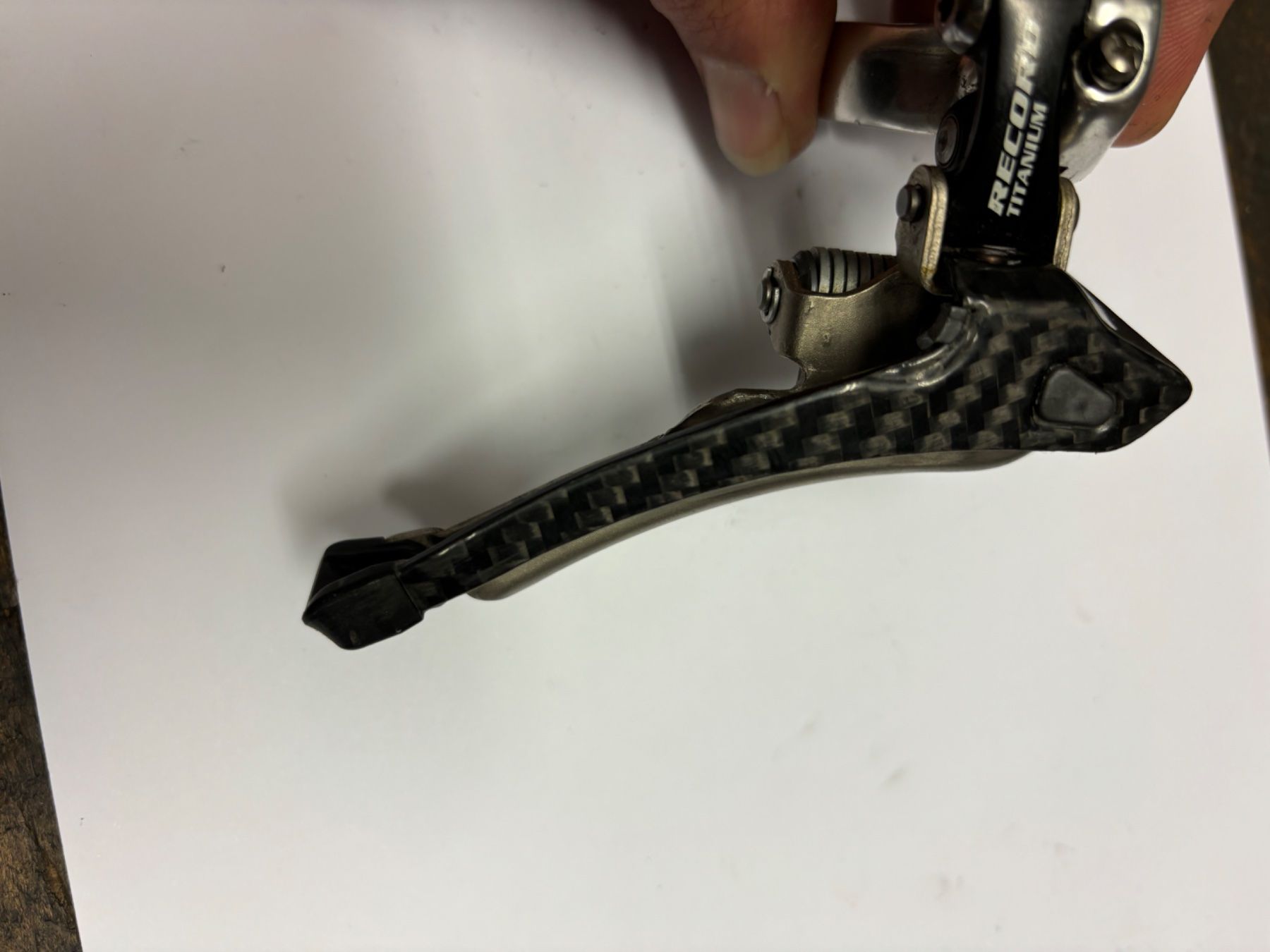 Campagnolo Pezzi di ricambio: Campagnolo Record Titanium Umwerfer – Usato da Uetikon am See venduto da Interceptor05 4