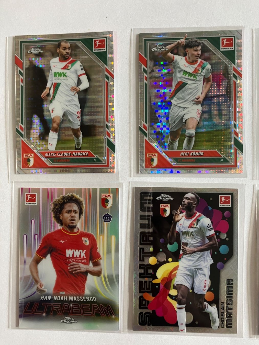 Topps Carte collezionabili: FCA Augsburg 8 Trading Cards Topps Chrome – Nuovo (secondo la descrizione) da Schaffhausen venduto da Zappelfry 1