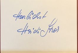 Heidi Stroh Autogramm signiert Karte 10x15cm