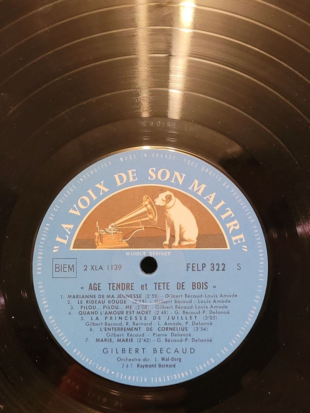 Dischi in vinile: Vinyle Gilbert Bécaud "Age Tendre" 33T – Usato da La Chaux-de-Fonds venduto da reu_kx5l 6