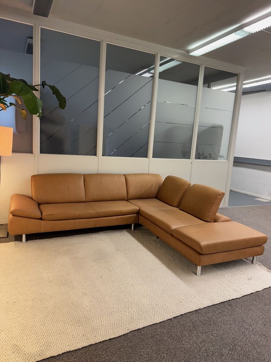 Sofas: W.Schillig Ecksofa, Echtleder, Terrakotta – Gebraucht aus Fehraltorf von Sofalab.swiss 8