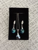 Schmuckset Tränenanhänger & Ohrringe neu für Frühling/Sommer