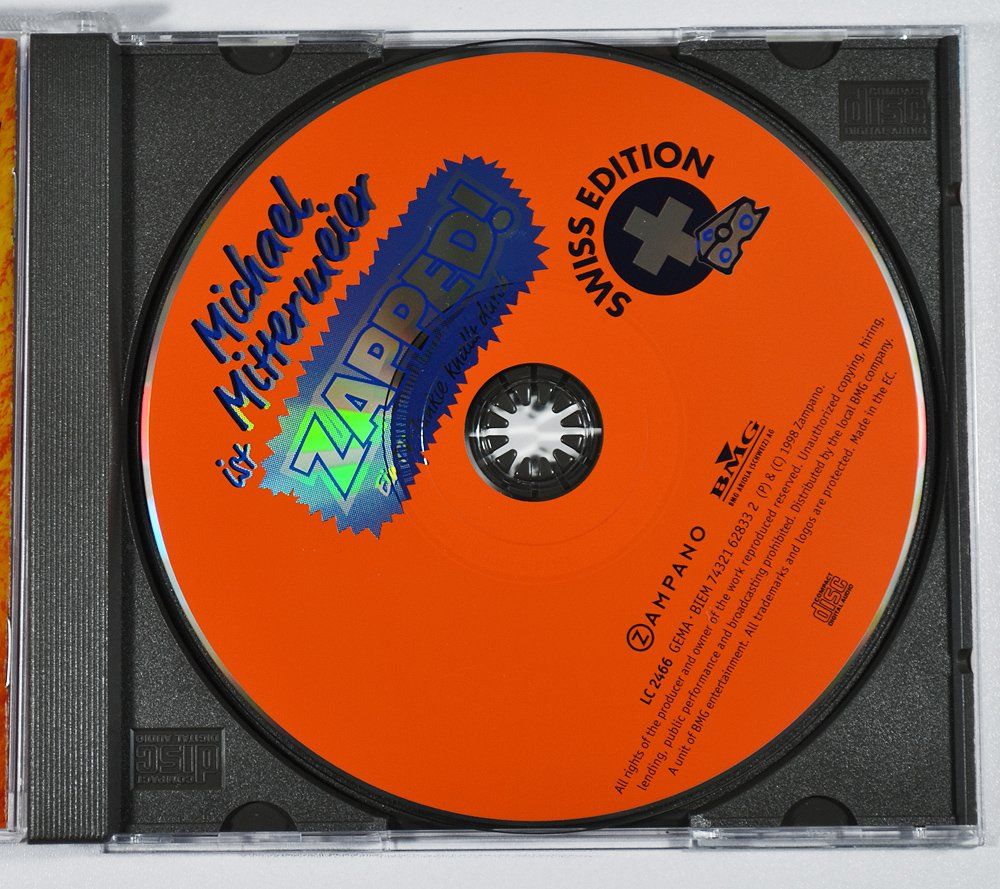 CD: CD: MICHAEL MITTERMEIER - Zapped! Swiss Edition – Usato da Frenkendorf venduto da Yard-Sale-2000 1