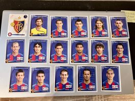 Panini Champions League 2008-09 FCB Basel komplettes Team