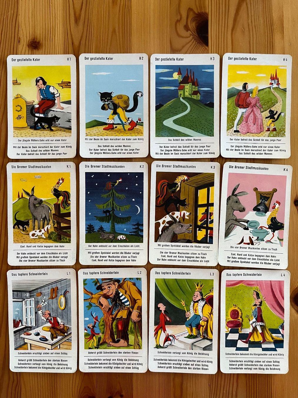 Carlit Giochi: Märchen-Quartett Carlit (1950) – Usato da Zürich venduto da Gurkis 3