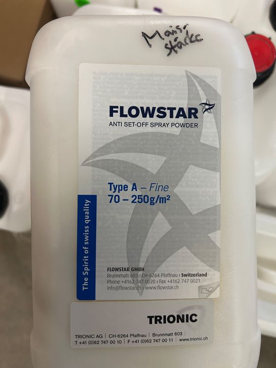 Flowstar Anti Set-Off Spray Powder Type A - Fine, Neu! (Neu und ...