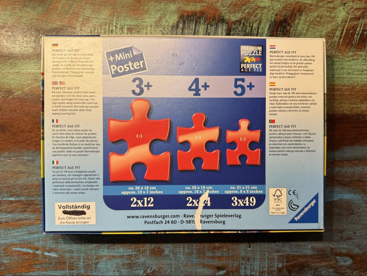 Ravensburger Puzzle: Ravensburger Puzzle 2x24 Teile ab 4+ – Usato da Flumenthal venduto da Krajan 1