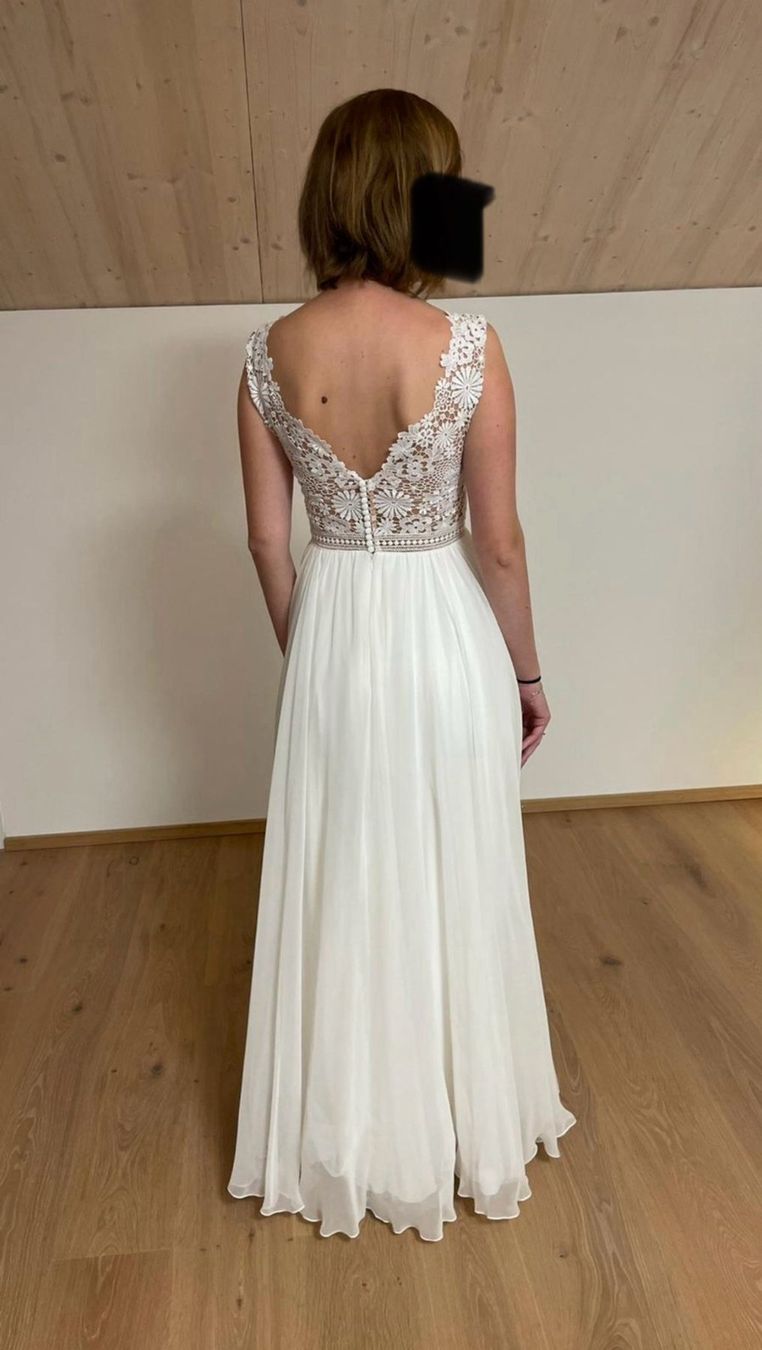 Vestiti: Traumhaftes Brautkleid, Gr. S mit Spitze – Usato da Jona venduto da Joger11 1