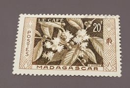 Madagaskar 1956 alte briefmarke