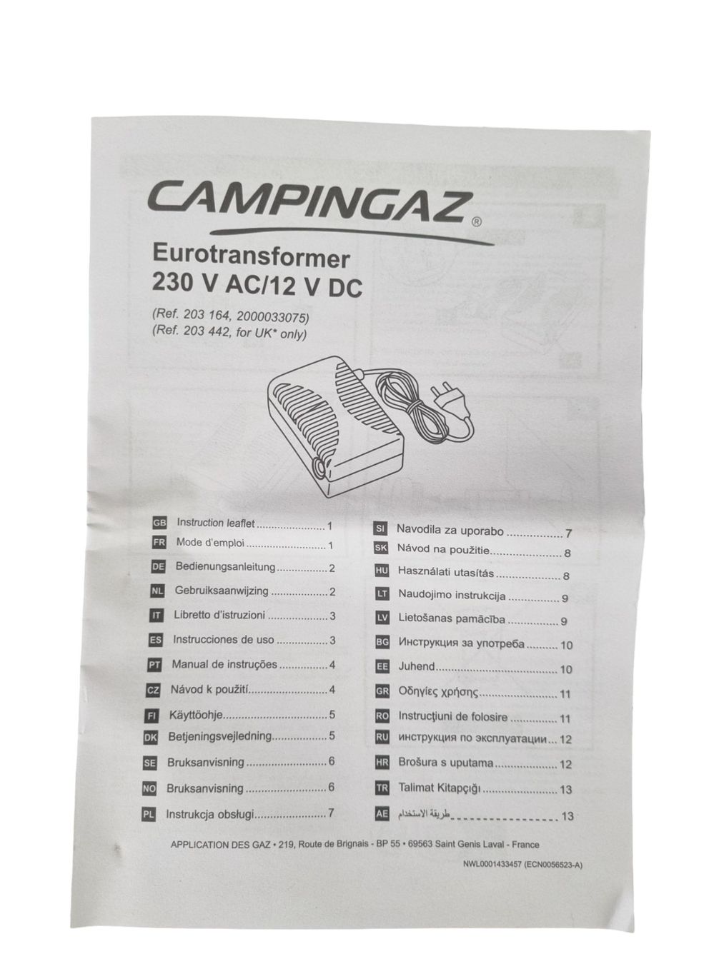 Stromzufuhr: CAMPINGAZ Euro Transformer – Neu (gemäss Beschreibung) aus Wangen b. Olten von Restwert_Wangen 6
