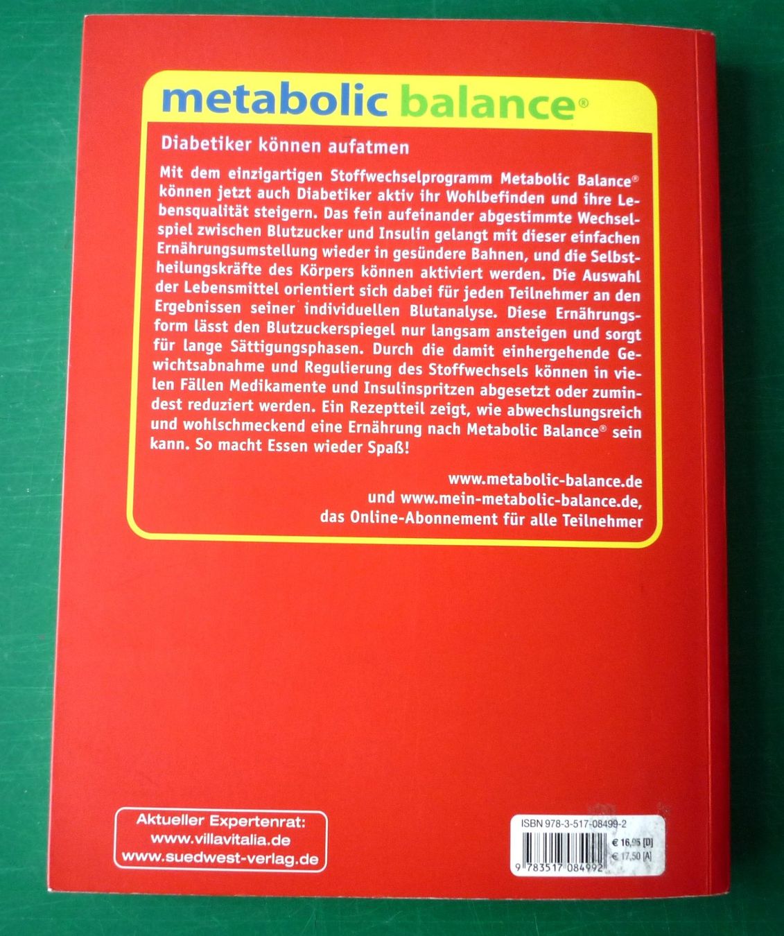 Libri: metabolic balance "Für Diabetiker" – Usato da Rafz venduto da Sonnenblume305 6