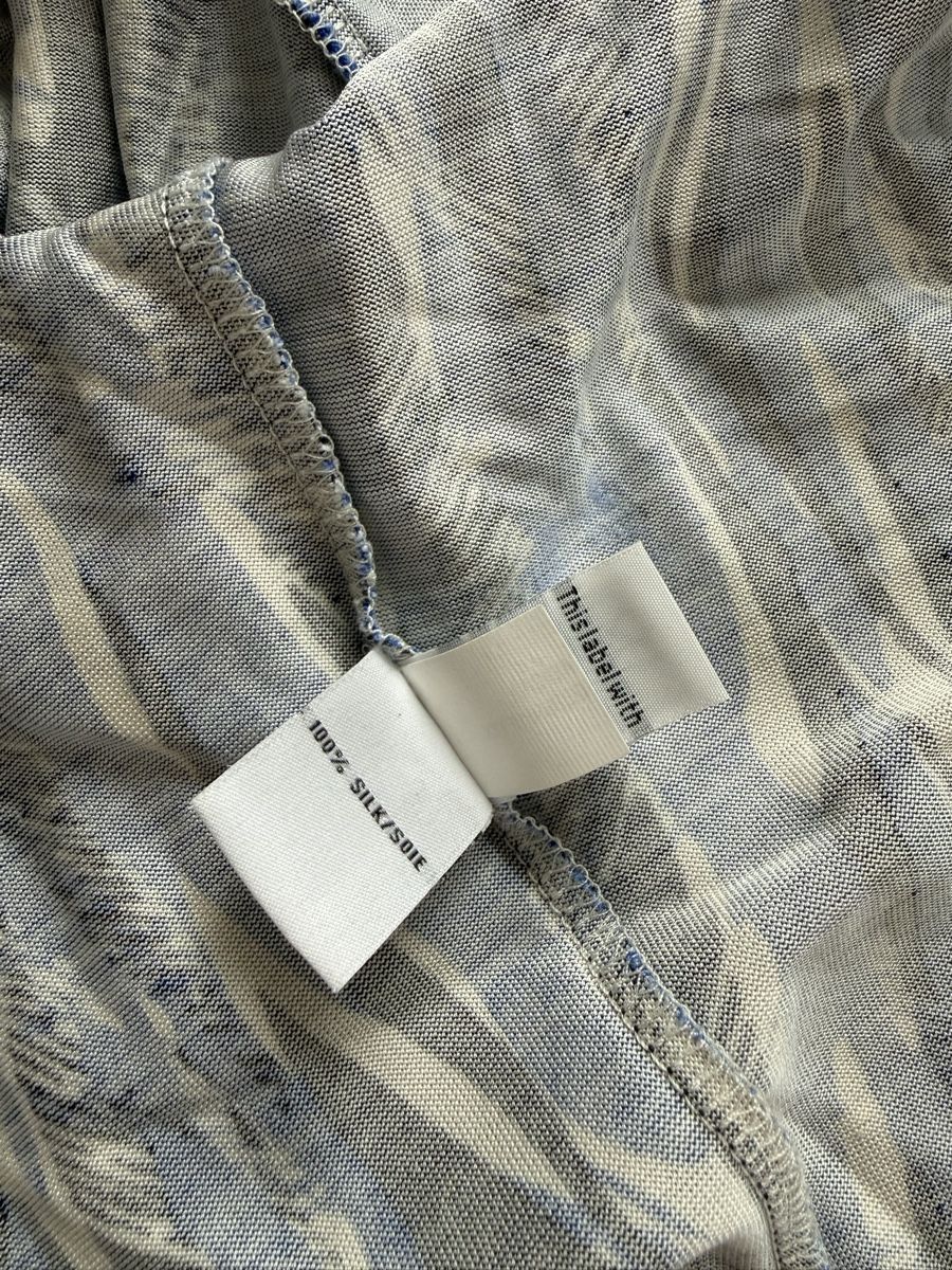 Diane von Furstenberg Kleider: Kleid DVF Seide Grösse 4 / S / 36 blau gemustert  – Gebraucht aus Zug von 5anna 7