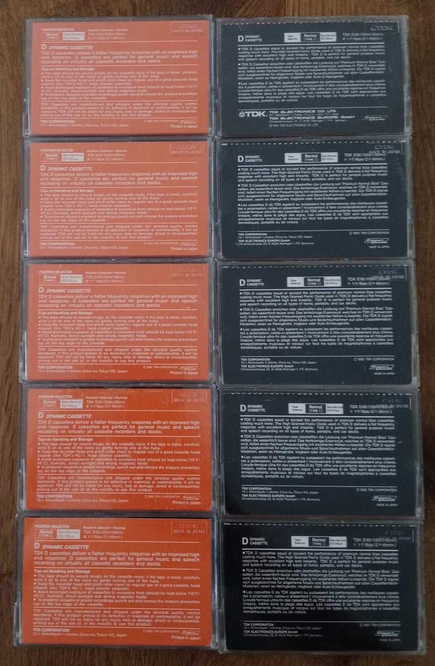 TDK D90 - Type I / 10 x cassettes MC - années 80' (Gebraucht) in Le ...