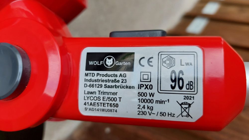 WolfGarten ElektroRasentrimmer LYCOS E/500 T Kaufen auf Ricardo