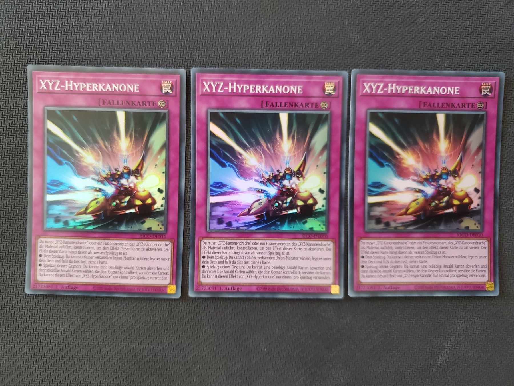 Yugioh Carte collezionabili: Yugioh XYZ-Hyperkanone x 3 – Nuovo (secondo la descrizione) da Opfikon venduto da Steins_Siedlung