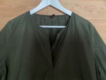 KATHARINA HOVMAN KAFTAN KLEID OLIVE KHAKI