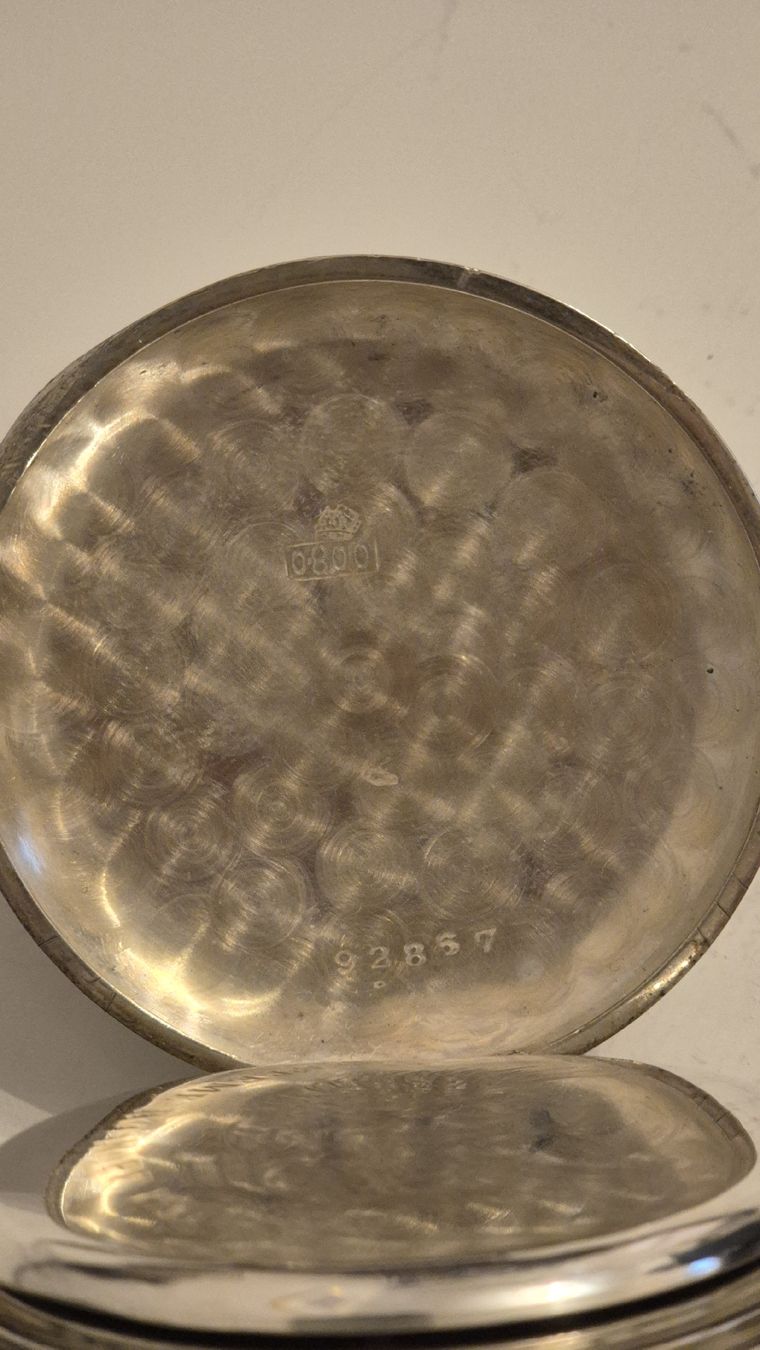 Roskopf Uhren: Schöne Savonette Silber TU, 51.5 mm – Gebraucht aus Marbach SG von Zippo1401 6