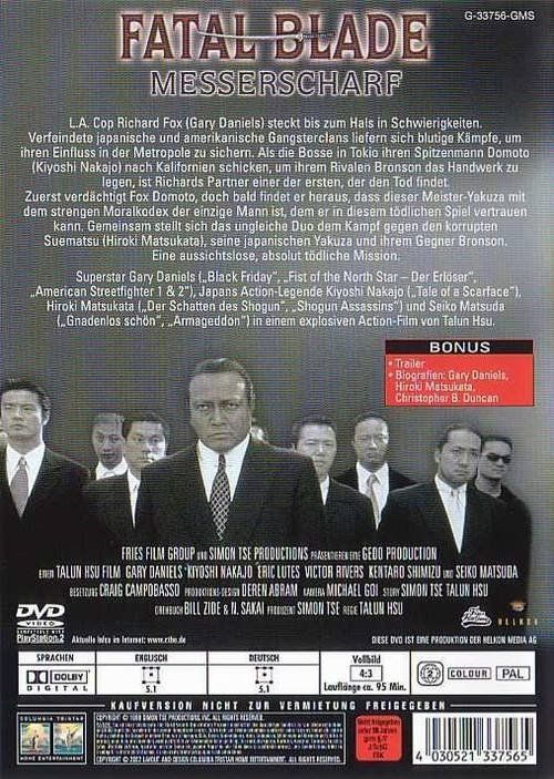 Tutti i DVDs: Fatal Blade: Messerscharf (Unzensiert) – Nuovo (secondo la descrizione) da Volketswil venduto da Fraese1 1