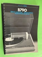 ReVox B 790 Serviceanleitung D, E, F
