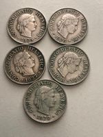 Lot mit 5 Stk. 10 Rp.  (1925/29/27/28/29)