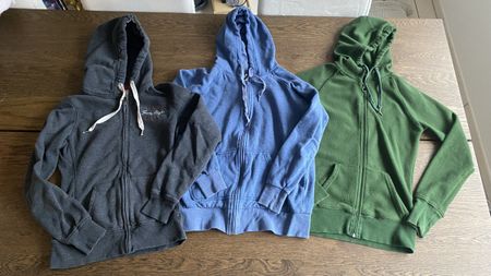 3x Jäcklein Jacken Grösse S H&M Chicoree grün blau grau uni