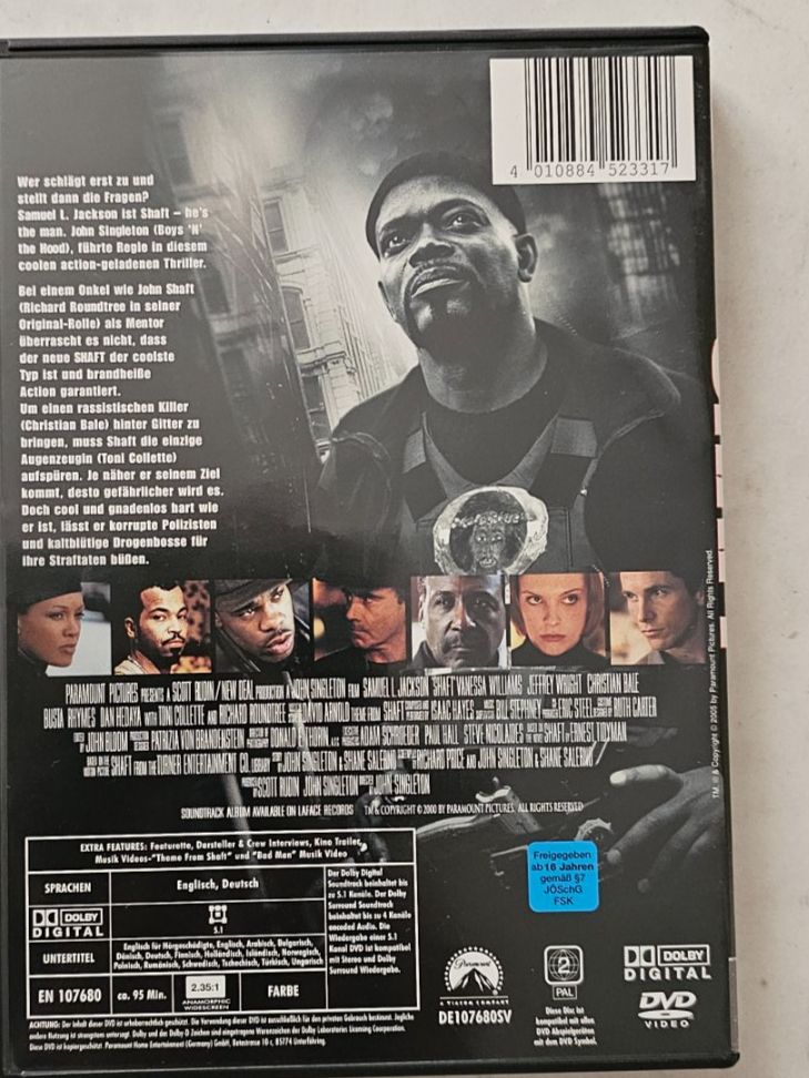 Tutti i DVDs: SHAFT/ DVD – Usato da Geuensee venduto da jes_9xyk 1