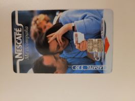 Telefonkarte Mexiko ladatel nescafé